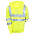 Men's Hi Vis Full Zip Lined Sweatshirt